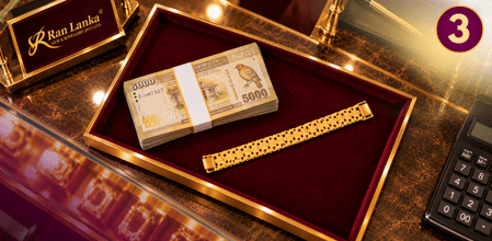 Cash for gold jewellery at Ran Lanka