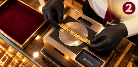 Gold purity checking at Ran Lanka