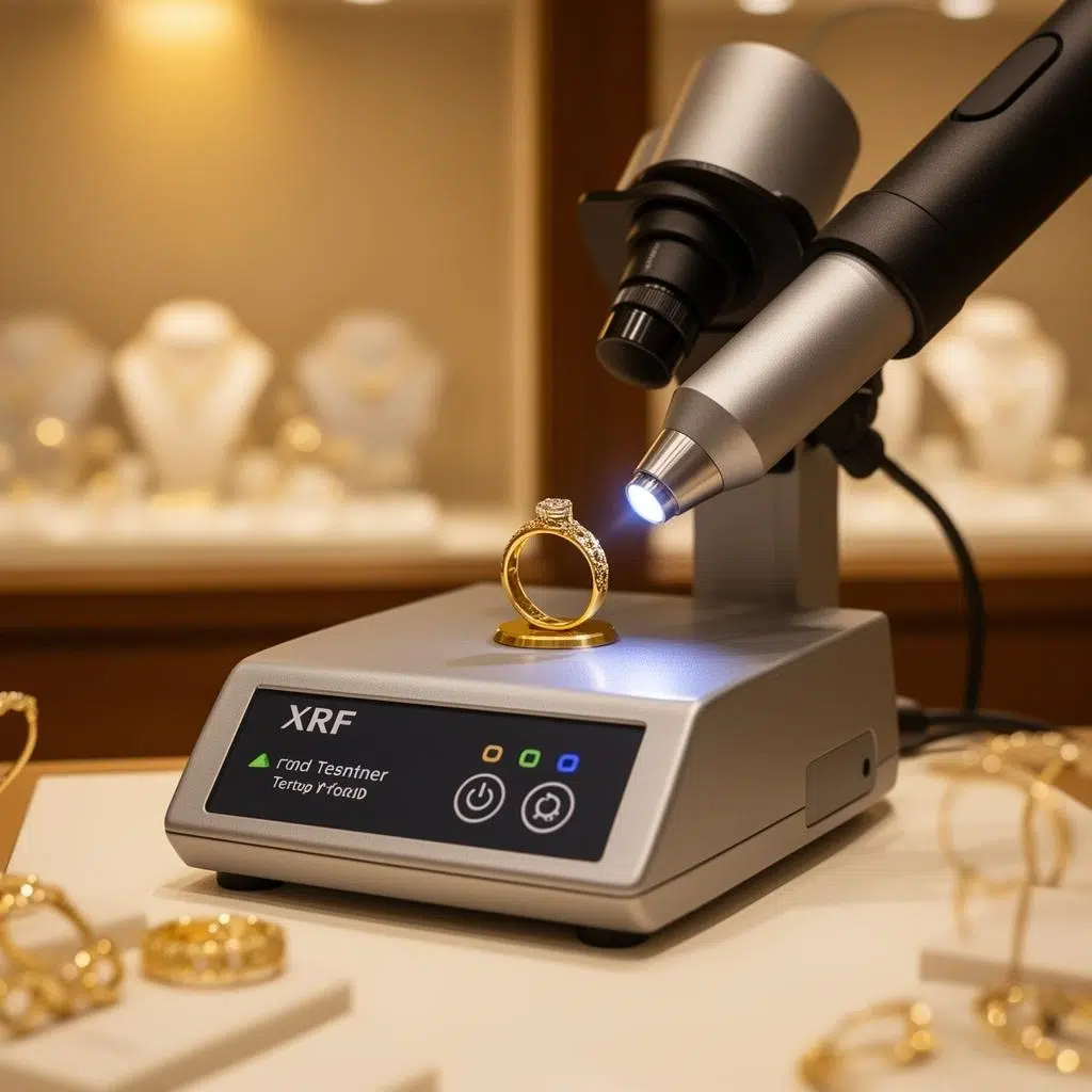 Gold testing process by trusted gold buyers Colombo