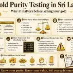 Gold Purity Testing in Sri Lanka: Why It Matters Before Selling Your Gold