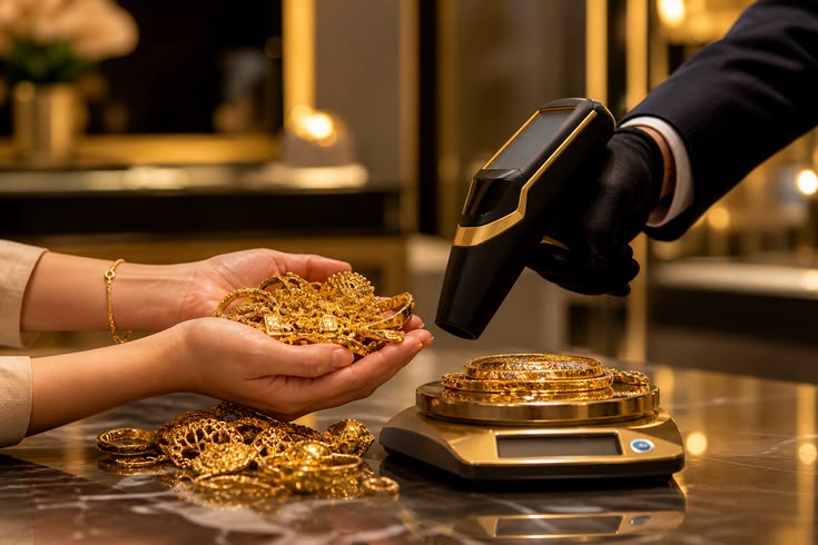 Professional gold evaluation at Ran Lanka